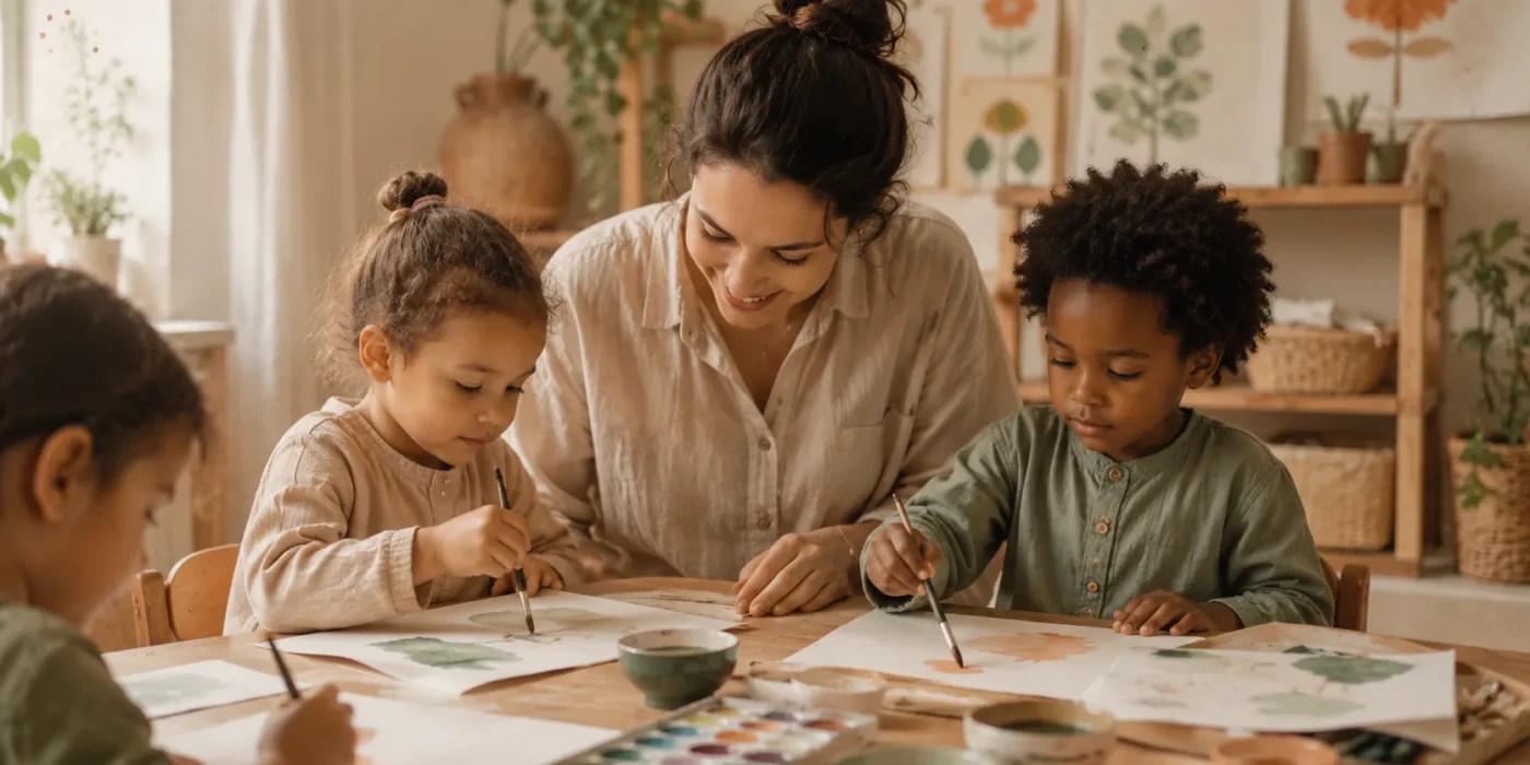 Activité aquarelle en maternelle : ce que l&rsquo;eau enseigne