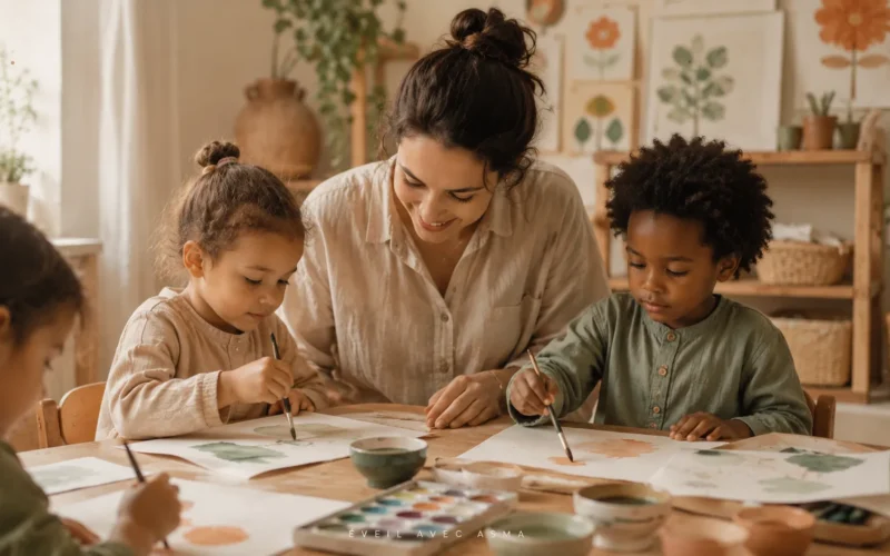 Activité aquarelle en maternelle : ce que l&rsquo;eau enseigne