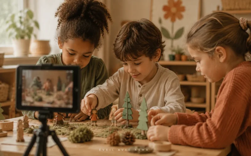 Activité stop-motion avec des enfants : la patience filmée