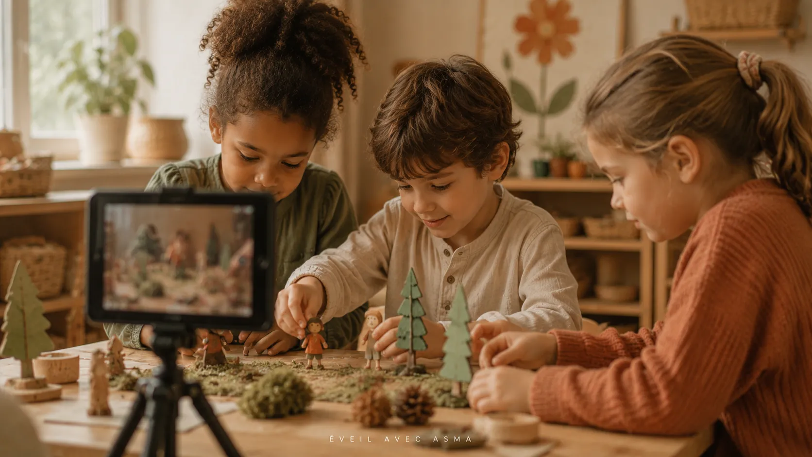 activité stop-motion avec des enfants eveil avec asma