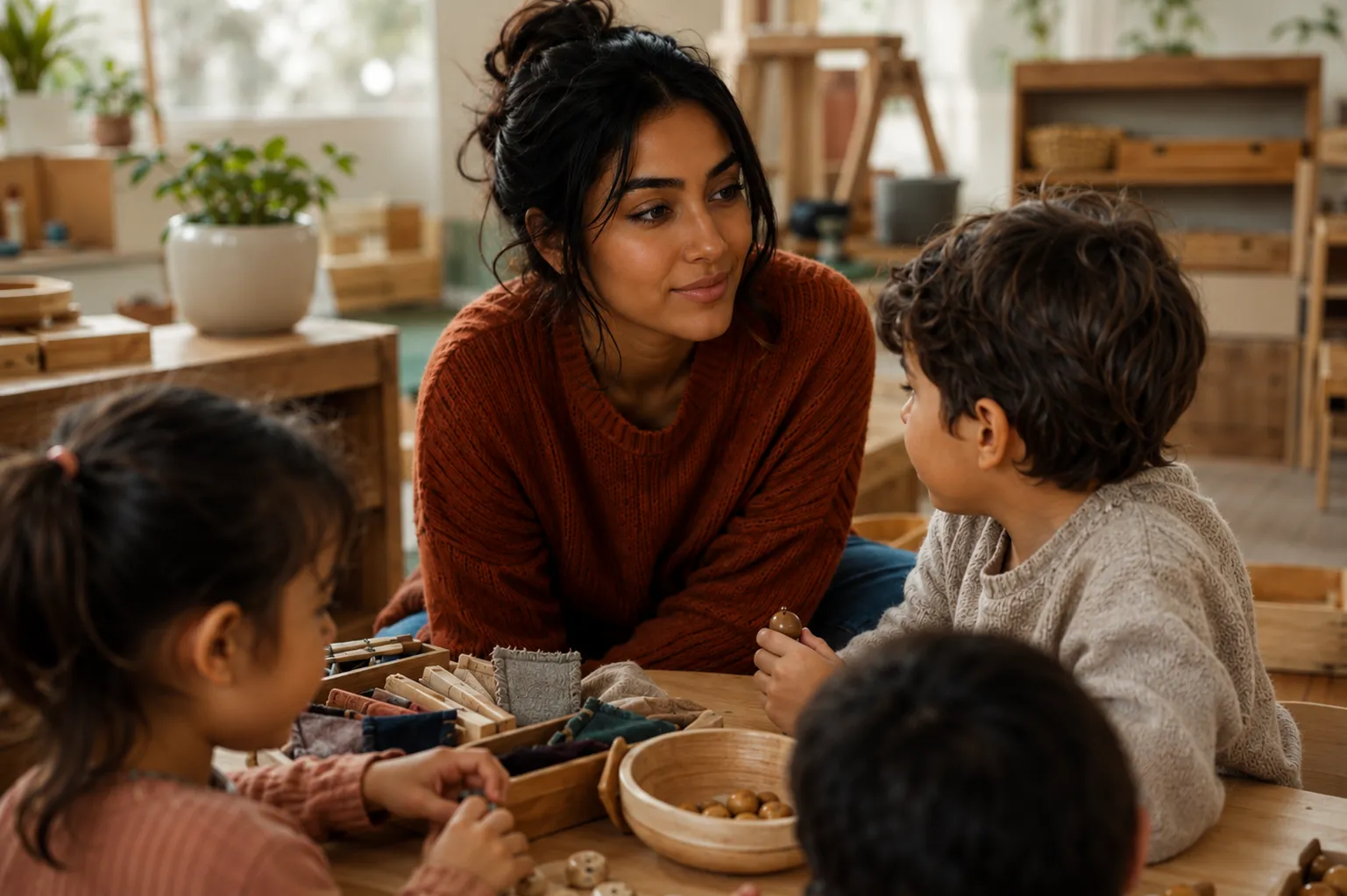 Asma en activité avec des enfants