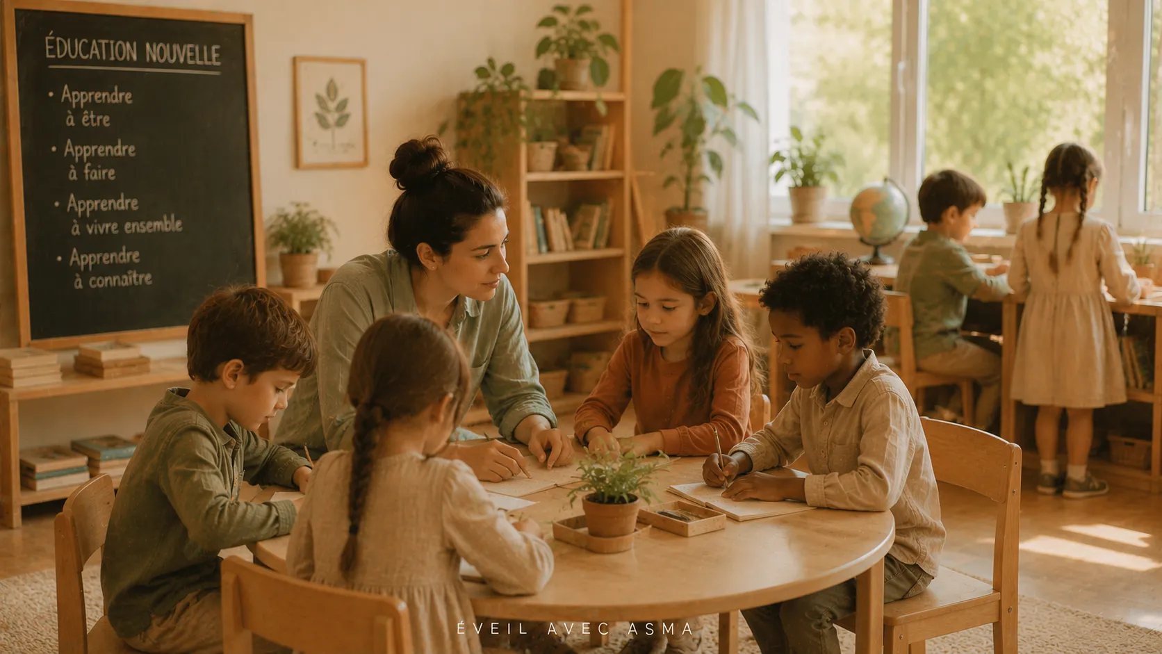 éducation nouvelle eveil avec asma