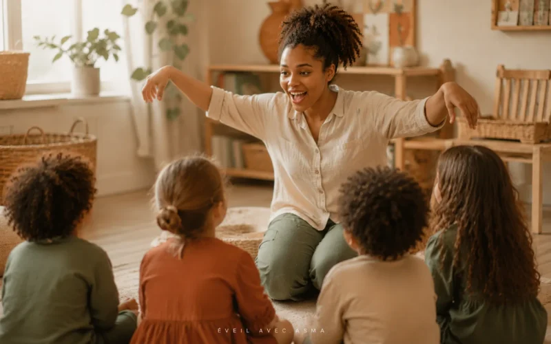 Le conte animé chez l&rsquo;enfant : raconter avec le corps