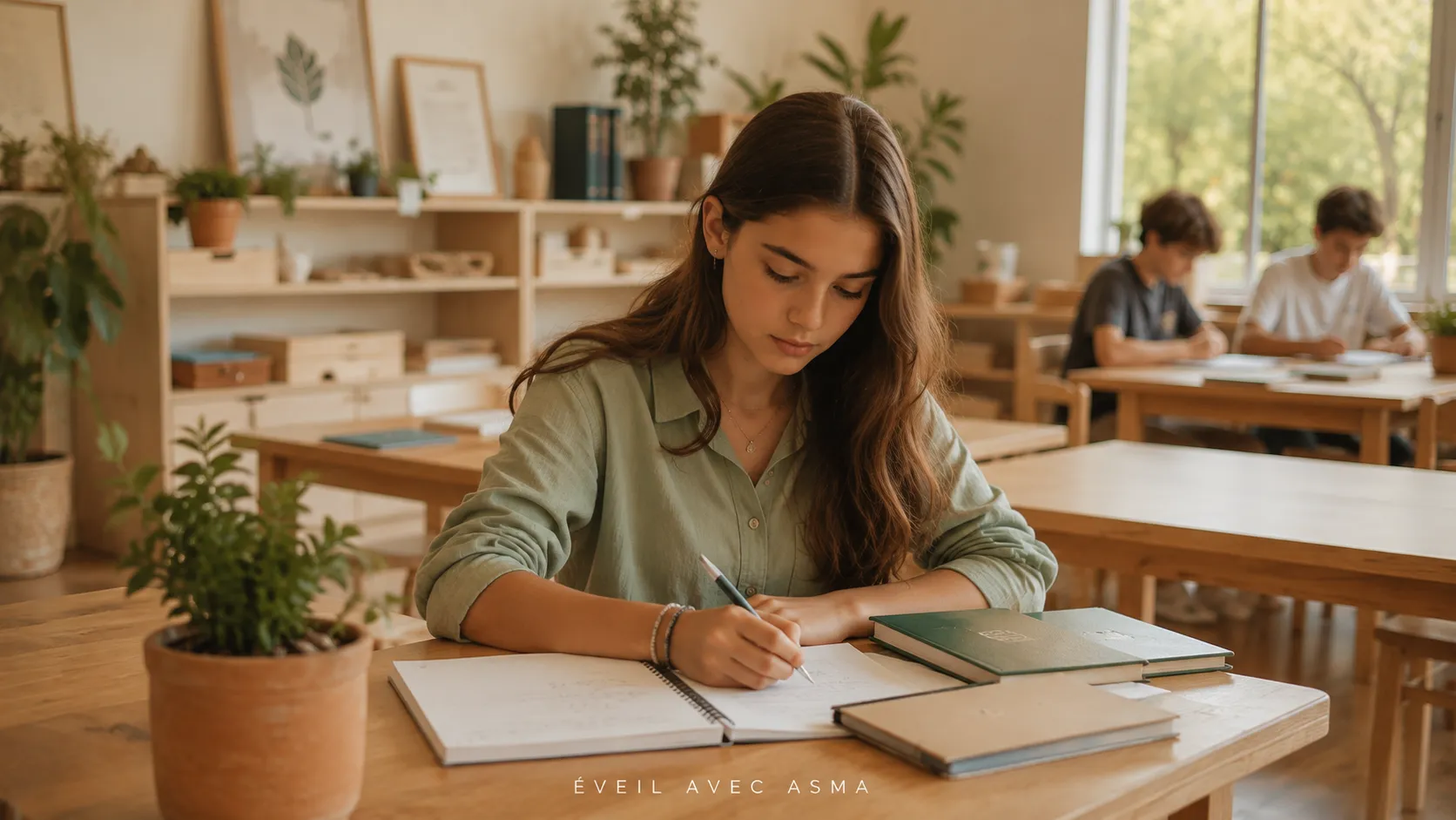 méthode Montessori au lycée eveil avec asma