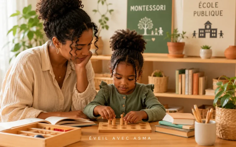 Montessori ou école publique : ce que le terrain m&rsquo;a appris