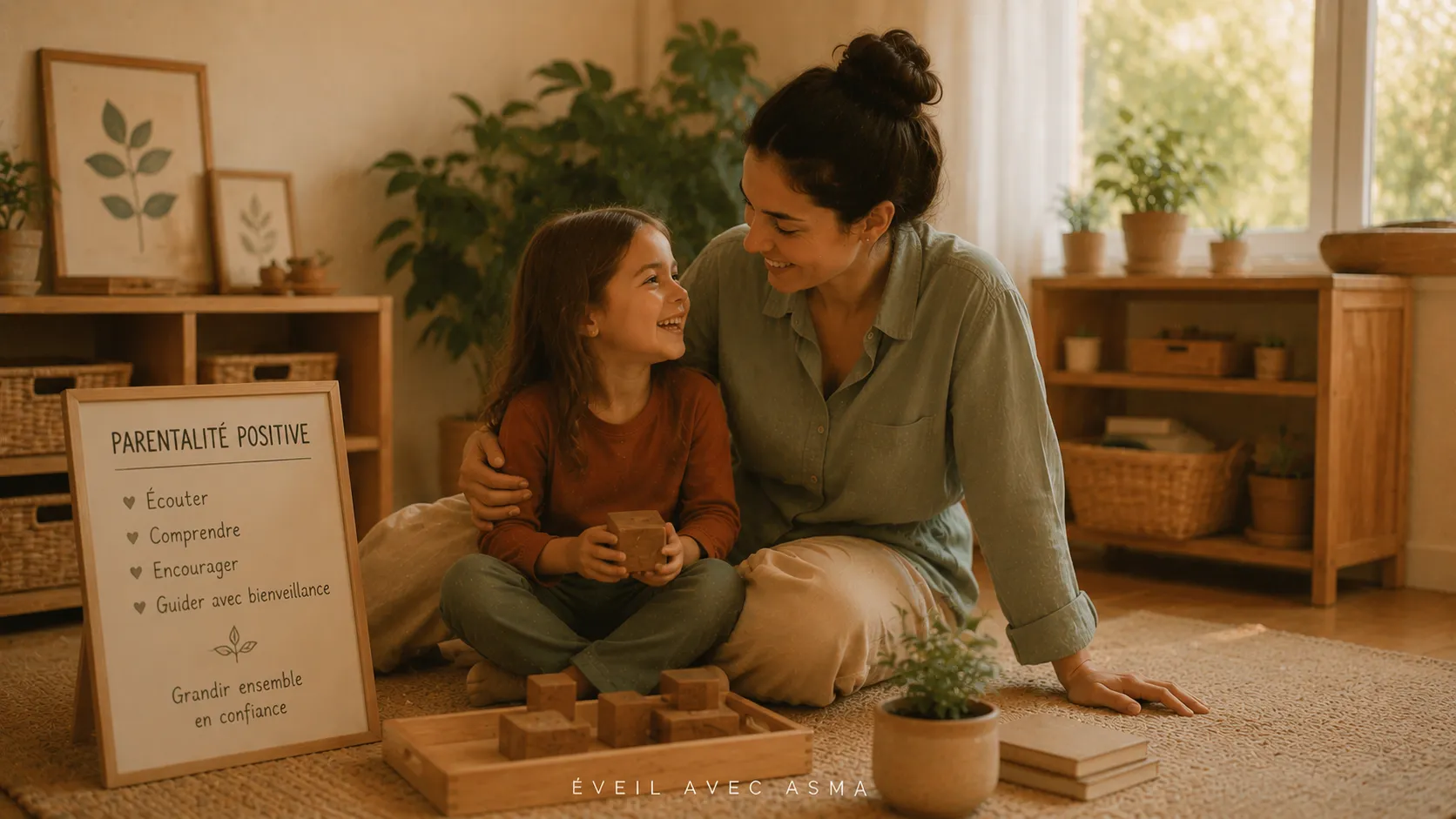 parentalité positive eveil avec asma