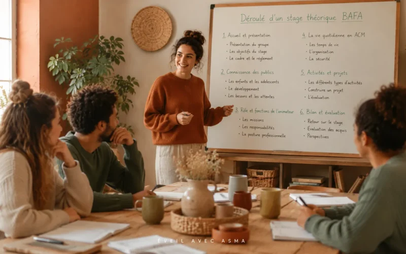 Déroulé d&rsquo;un stage théorique BAFA : ce qui s&rsquo;y passe vraiment