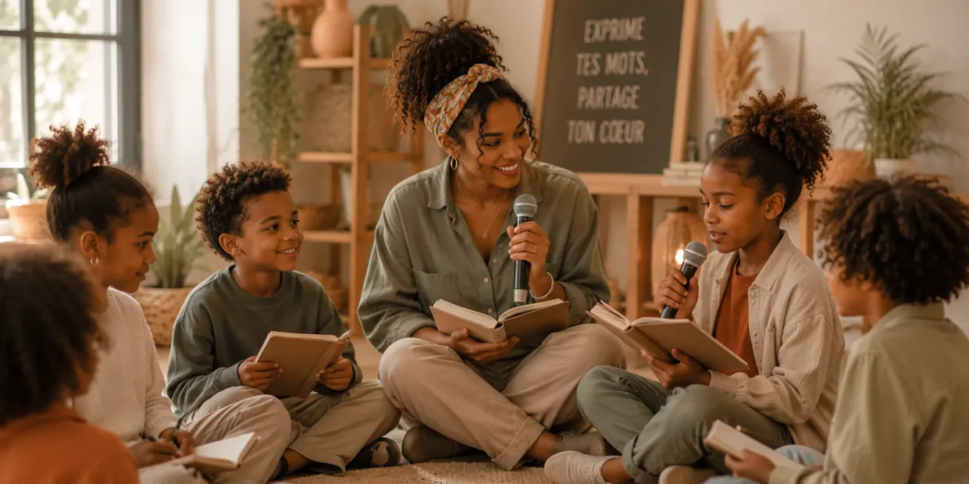 Atelier slam avec des enfants : donner du corps aux mots