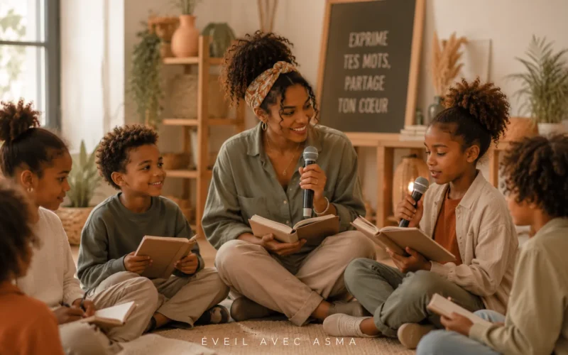 Atelier slam avec des enfants : donner du corps aux mots