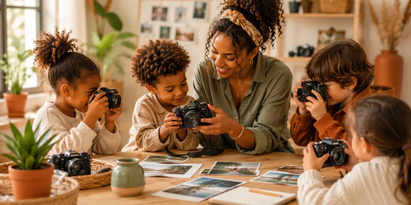 Créer un atelier photo avec des enfants : changer le regard