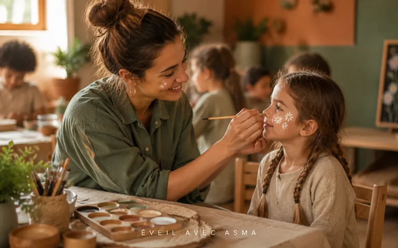 Maquillage bio pour enfants : ce que le geste cache